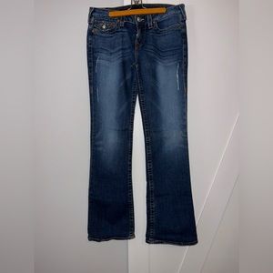 True Religion Horseshoe Pocket Highrise Bootcut size 32